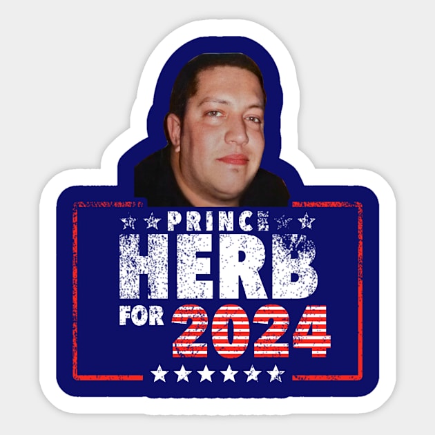 Impractical Jokers - Vote for Prince Herb Sal Vulcano USA 2024 Sticker by LuisP96